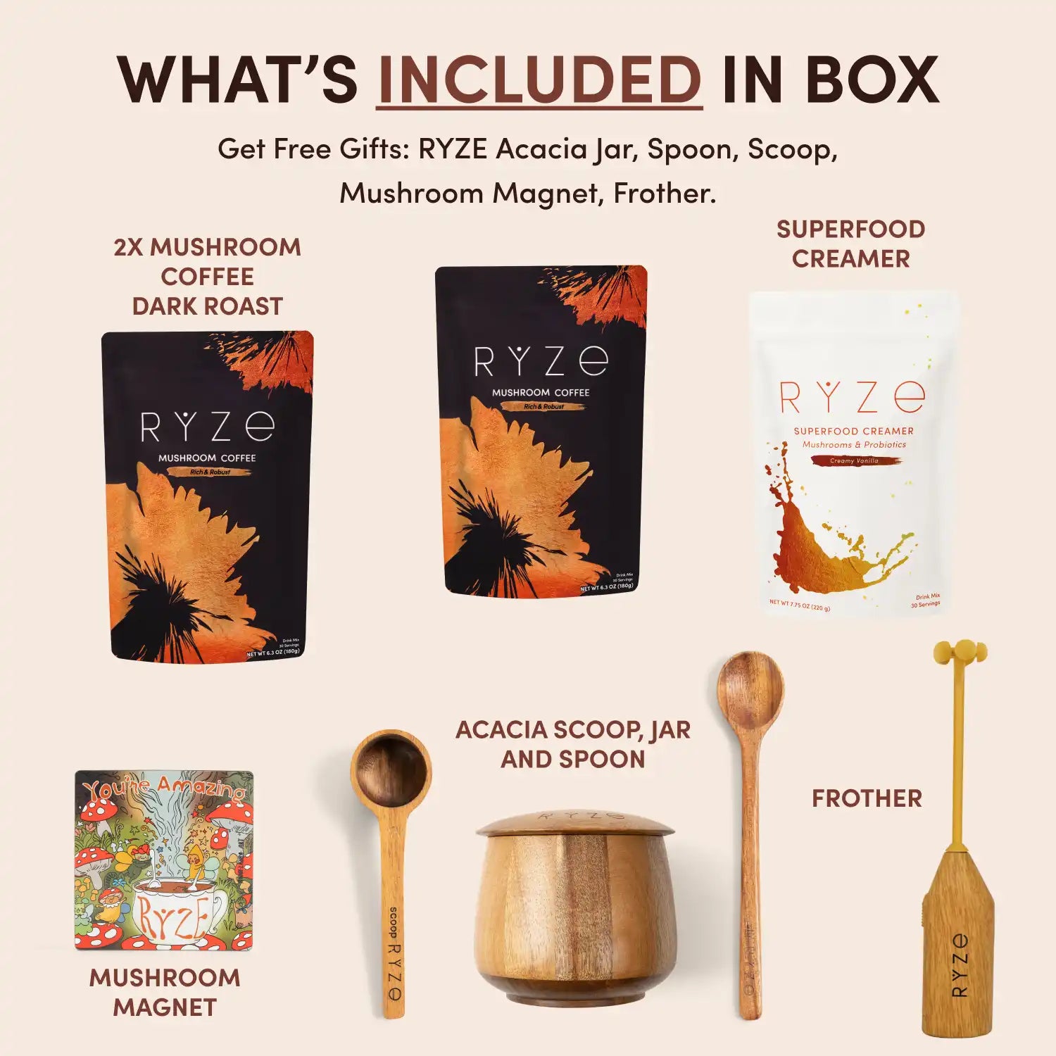Mushroom Coffee Ritual Set - Image 2