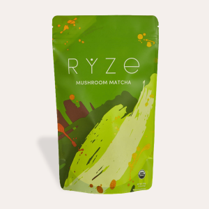 Mushroom Matcha - with 6 Organic Adaptogenic Mushrooms Grown In USA and Ceremonial-Grade Japanese Matcha
